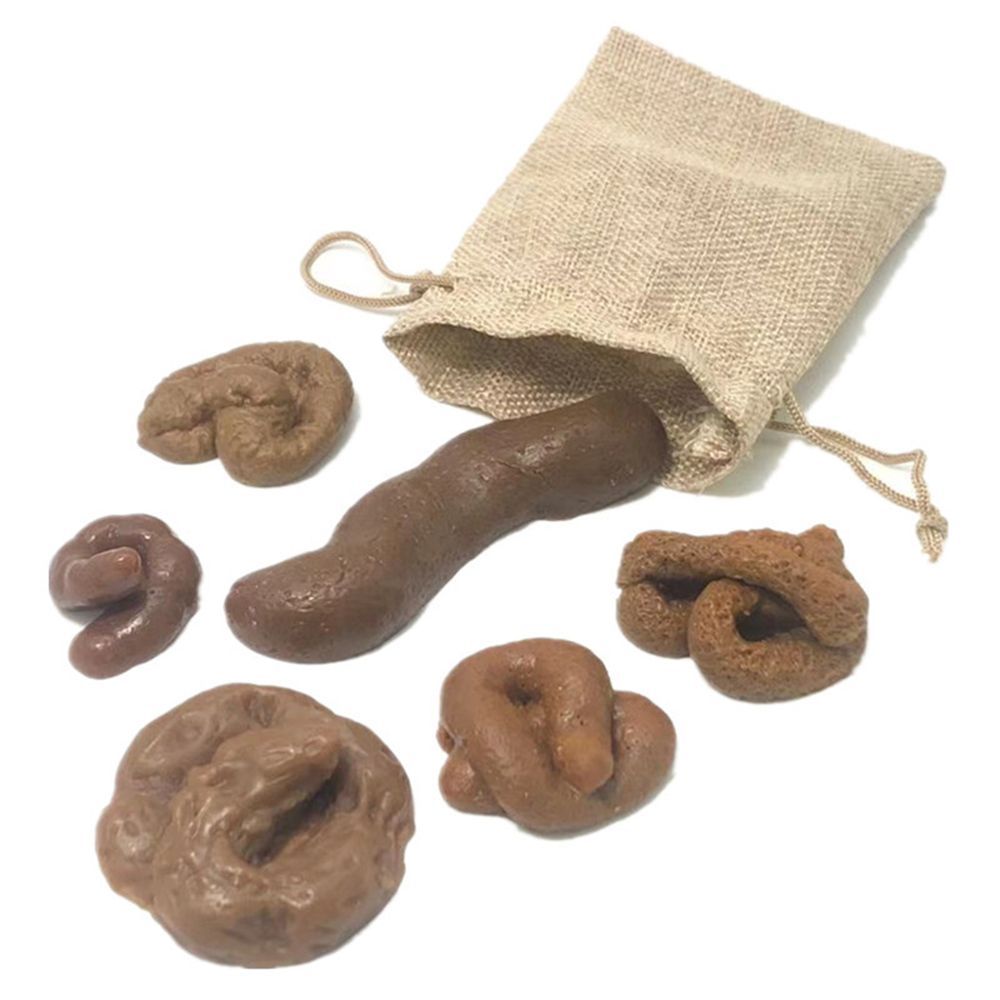 6Pcs Joke Tricky Toys Gadget S - Fake Poop Gag Gift recension och pris